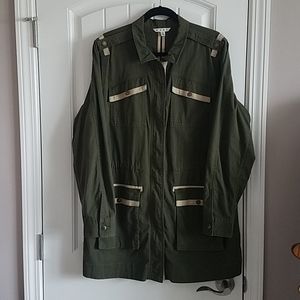 Cabi olive cotton anorak XL